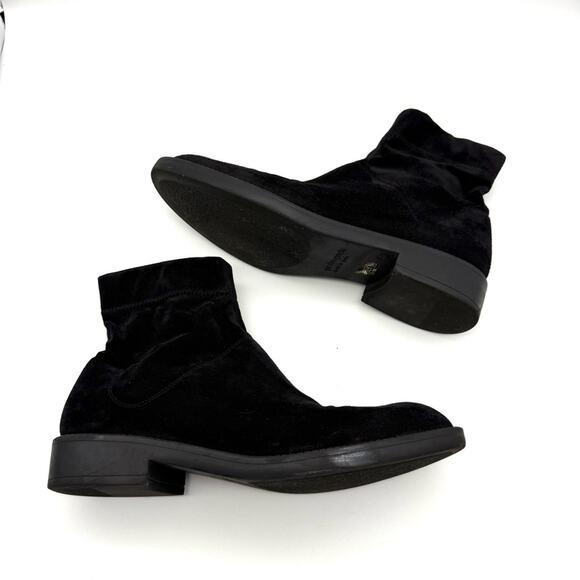 Pedro Garcia Shoes - Pedro Garcia Kana Black Stetch Suede Bootie Low Shaft EU 39